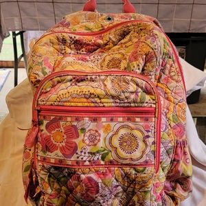 Vera Bradley Floral Campus Backpack